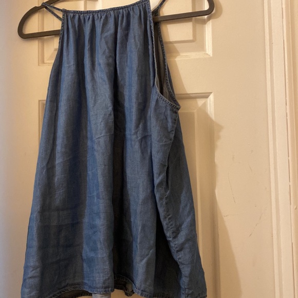 3 for $30.  Light weight Jean look tank top - Picture 3 of 3